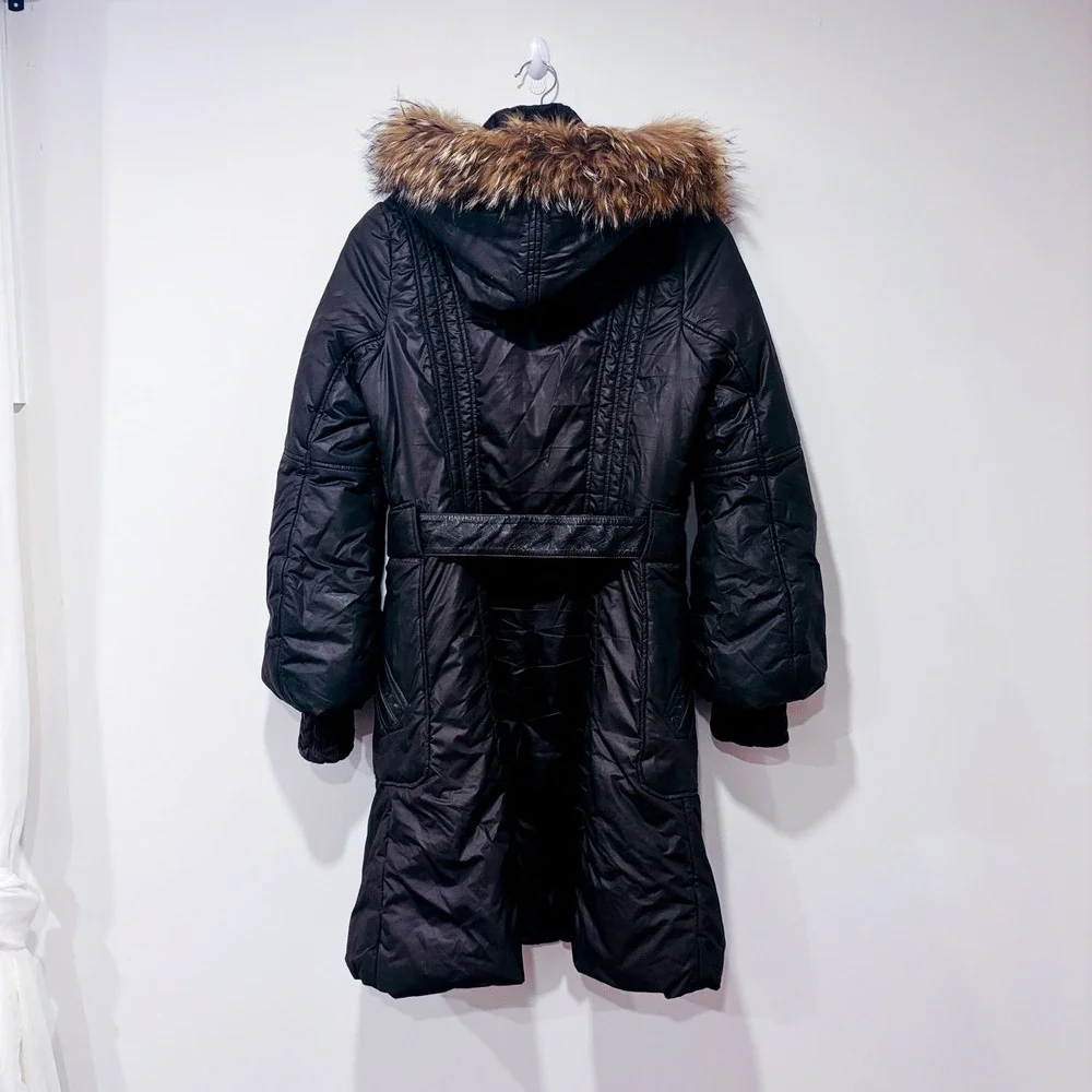 MACKAGE Brown puffer coat with fur hood | Luxury winter | Small - Picture 16 of 16